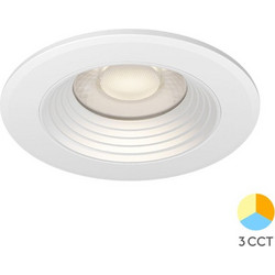 Σποτ Led 6.5W 3CCT RND IP20 Λευκό/Λευκό