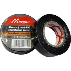 ΤΑΙΝΙΕΣ ΜΟΝΩΤΙΚΕΣ ΗΛΕΚ/ΓΩΝ MORGAN ΜΑΥΡ. 19mm Χ 18.3M