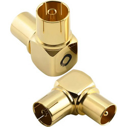 Oehlbach Antenna AD 90 Αντάπτορας 90 για κεραίες τηλεόρασης (2 Τεμάχια)