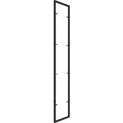ΣΥΣΤΗΜΑ MODULAR ΠΛΑΙΣΙΟ ΡΑΦΙΕΡΑΣ FINETTO ΜΑΥΡΟ ΜΑΤ 1280mm