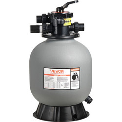 VEVOR Σύστημα Φίλτρου Άμμου 457.2mm, 151.4 LPM με Πολυβάνα 7 Θέσεων για Πάνω από το Έδαφος Πισίνες YYCSLQ18INCHBTPJF001V0