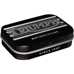 Nostalgic Μεταλλικό κουτάκι με μέντες Triumph - Motorcycles since 1887 15gr