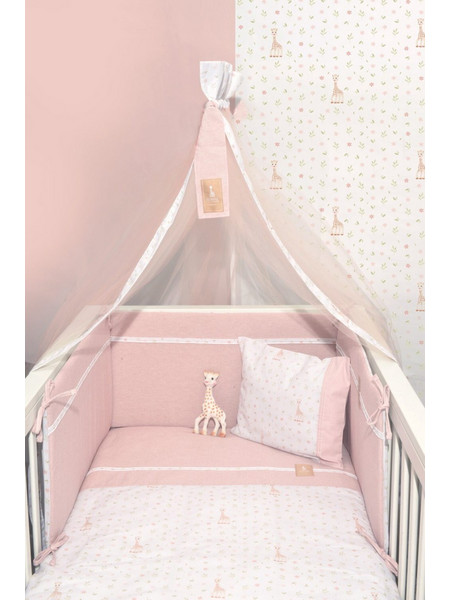 Baby Oliver Πάπλωμα & Παπλωματοθήκη Saphie La Girafe Ροζ 46-6700/502