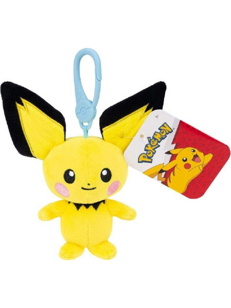 Jazwares Pokemon Pichu με Κλιπ 10cm