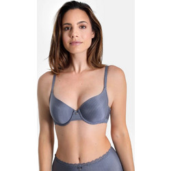 Sassa Μαλακό Σουτιέν Με Spacer Flexicup Foggy Lovely Stripes - Foggy Γκρι