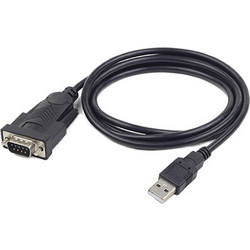 CABLEXPERT USB TO DB9M SERIAL PORT CONVERTER CABLE BLACK 1,5M
