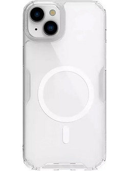 Nillkin Nature Pro MagSafe Back Cover Transparent / White (iPhone 15 Plus)