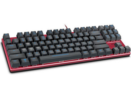 Speedlink Ultor Μηχανικό Gaming Πληκτρολόγιο TenKeyLess με Kailh Red Διακόπτες RGB Black