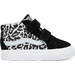 Vans SK8-Mid Παιδικά Sneakers Μποτάκια Μαύρα Λευκά VN000CQ0O331