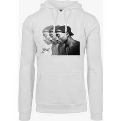 Mister Tee 2Pac Faces Ανδρικό Φούτερ με Κουκούλα & Τσέπες Λευκό MT769-00220