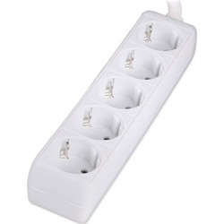POWERTECH πολύπριζο PT-871, 5x schuko, 16A, 3m, λευκό