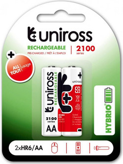 Uniross Hybrio Rechargeable AA 2100mAh 2τμχ