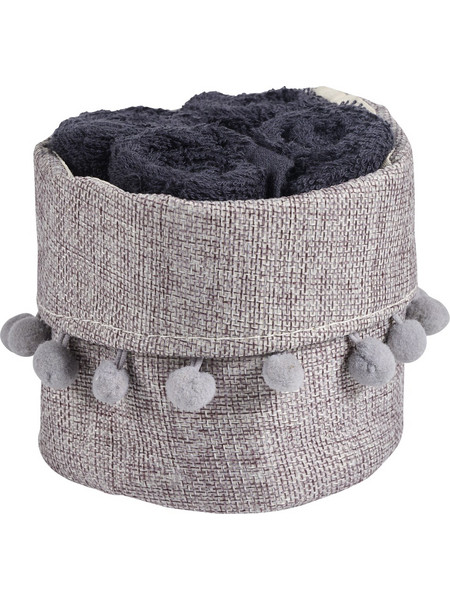 DAS HOME Σετ Πετσέτες 4Τεμαχίων Soft 4011 Μαύρο 530708004011