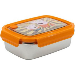 Stor Peppa Pig Little One Ανοξείδωτο Παιδικό Δοχείο Φαγητού Πορτοκαλί 1.02lt