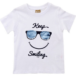Funky Παιδικό T-Shirt Κοντομάνικο Λευκό 122-305127-1