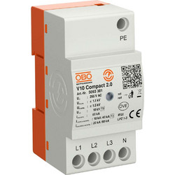 Αντικεραυνικό Type 2+3 60kA 3P+N 255V AC