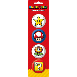 Σετ σβήστρες NINTENDO - Super Mario - Eraser Set -SR74710