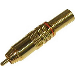 RCA ΑΡΣΕΝΙΚΟ ΚΑΛΩΔΙΟΥ ID10mm ΕΠΙΧΡΥΣΟ ΚΟΚΚΙΝΟ RP1462G ULTIMAX (ΣΕΤ ΜΕ 5)
