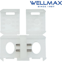 CONNECTOR ΤΑΙΝΙΑΣ LED AC 12mm WELLMAX (ΣΕΤ ΜΕ 5)