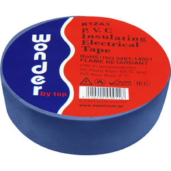 ΤΑΙΝΙΑ ΜΟΝΩΤΙΚΗ PVC 0.13X19X20Y ΜΠΛΕ K1ZA3 WND (ΣΕΤ ΜΕ 10)