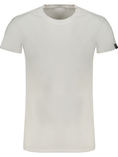 GAUDI MEN'S WHITE SHORT SLEEVE T-SHIRT Λευκό