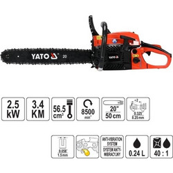 Yato YT-84910 Αλυσοπρίονο Βενζίνης 3.4hp 6kg με Λάμα 50cm
