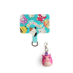 Lazerbuilt Squishmallows Lola the Unicorn Mobile Charm - Universal Μπρελόκ Κινητού με Pad Σύνδεσης