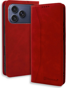 Bodycell Book Case Πορτοφόλι Red (iPhone 17 Pro Max)