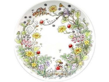 MY NEIGHBOR TOTORO - Totoro Strawberry - plate 23cm