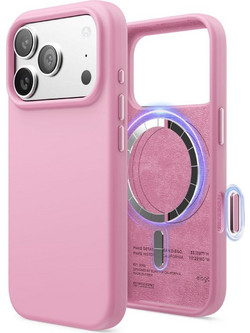 Θήκη iPhone 18 Pro / 17 Pro Elago Magnetic Silicone Case Premium Σιλικόνης με MagSafe - Hot Pink (ES17MSSC63PRO-HPK)