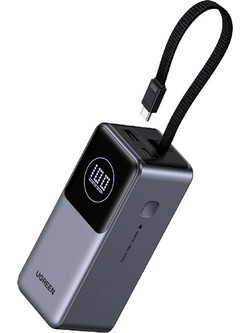 Ugreen PB723 Power Bank 20000mAh 130W με Θύρα USB-A & Θύρα USB-C Power Delivery Grey