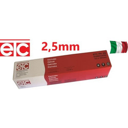 Ηλεκτρόδια για κοινούς χάλυβες ETC (κόκκινα) 2,5mm 4.4kg - 4,4