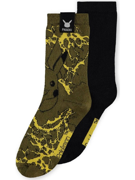 Pokemon Socks 2-Pack Pikachu 39-42