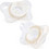 Chicco Physio Mini Soft Ανατομικές Ορθοδοντικές Πιπίλες Σιλικόνης Νυκτός 2-6m Λευκό 2τμχ