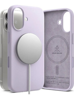 Ringke Θήκη Silicone Magnetic MagSafe iPhone 17 Light Purple