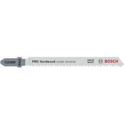 Bosch - PRO T101BRF Hardwood Clean Reverse Πριονόλαμα Σέγας 100mm - 5 Τεμάχια (2608634235)