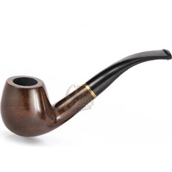 Λεία Καφέ Brandy Πίπα Καπνού από Έβενο (309993)