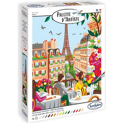 SentoSphere PALETTE D'ARTISTE Paint by Numbers - Paris 028-45214