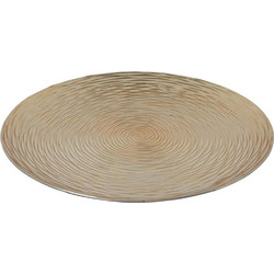 Χριστουγεννιάτικη Πιατέλα 013.826633 Φ40cm Gold