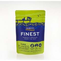 Fish4dogs Finest Pouch Tuna Flakes with Anchovy 100gr