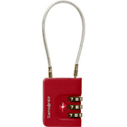 Samsonite 155576-1726 Ta Revol Cablelock 3 Dial TSA Λουκέτο Συνδυασμού Κόκκινο