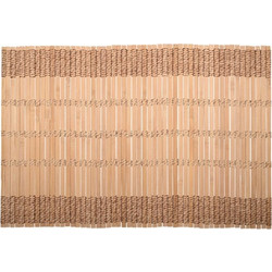 ESTIA ΣΟΥΠΛΑ BAMBOO ESSENTIALS 45x30cm ΚΑΦΕ