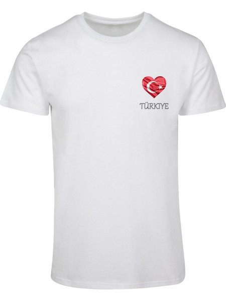 Merchcode Football - Turkey T-shirt white