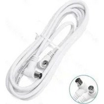 Καλώδιο επέκτασης τηλεόρασης TV Cable 3m/ Right Angle 90 - λευκό