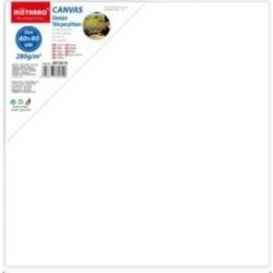 Motarro Καμβάς Ζωγραφικής σε Τελάρο Λευκός 40x40cm MP130-15