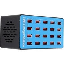 Jiageng JG658 Βάση Φόρτισης με 20 Θύρες USB-A 80W Blue