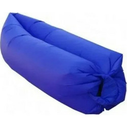 Φουσκωτό Στρώμα & Κάθισμα Ξαπλώστρα Lazy Bag Inflatable Air Sofa 185CM, σε μπλε χρώμα