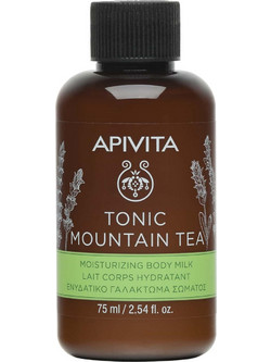 Apivita Tonic Mountain Tea Ενυδατική Lotion Σώματος 75ml