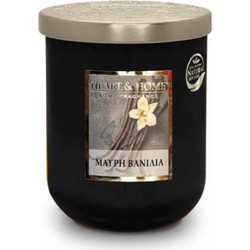 Heart and Home - Heart and Home Κερί Μεγάλο Μαύρη Βανίλια 320gr (276950338)