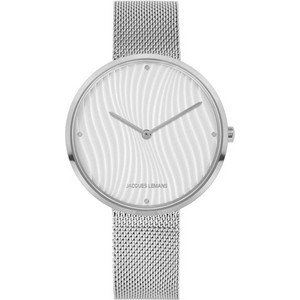 Jacques Lemans Design Γυναικείο Ρολόι με Ασημί Μεταλλικό Μπρασελέ 1-2093G Jacques Lemans Design Γυναικείο Ρολόι με Ασημί Μεταλλικό Μπρασελέ 1-2093G